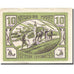Geldschein, Österreich, Offenhausen, 10 Heller, agriculteur 1921 VZ Mehl:FS 705c