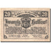 Banconote, Austria, Leonfelden, 20 Heller, Blason, 1920 SPL Mehl:FS 514