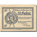 Banknot, Austria, Obernberg, 50 Heller, village, 1920, 1920-12-31, AU(55-58)