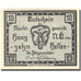 Banconote, Austria, Haag, 10 Heller, Blason, 1920, 1920-12-31, SPL, Mehl:FS 318V