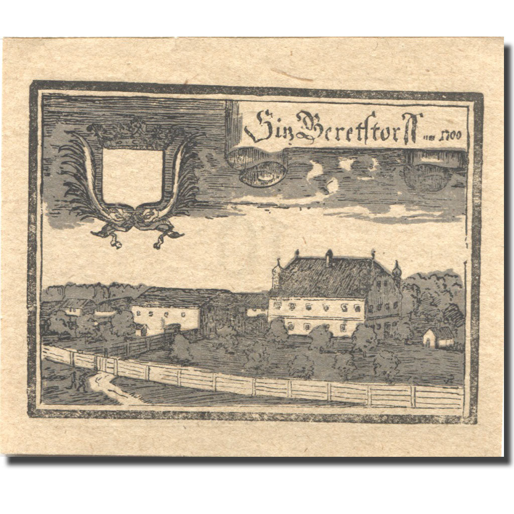 Banconote, Austria, Burgkirchen, 10 Heller, château, 1920 SPL Mehl:FS 115b
