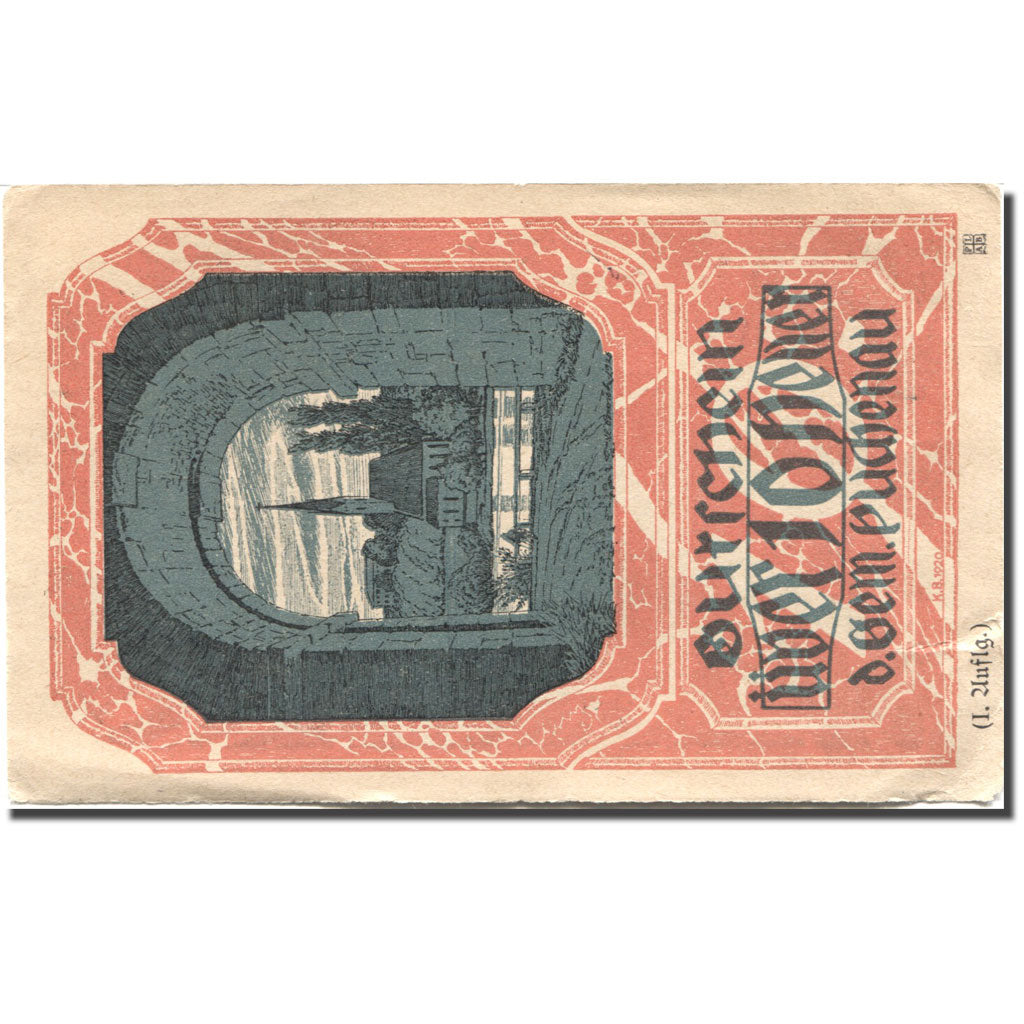 Banconote, Austria, Puchenau, 10 Heller, pont 1920-05-10, SPL, Mehl:FS 788