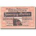 Banconote, Austria, Schärding, 20 Heller, château, 1920 SPL Mehl:FS 951I