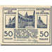 Banknot, Austria, Hagenberg, 50 Heller, château, 1921, 1921-03-31, UNC(63)
