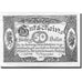 Billet, Autriche, Waldburg, 50 Heller, village 1920-12-31, SPL Mehl:FS 1130