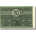 Geldschein, Österreich, Raab, 20 Heller, Blason, 1920, UNZ-, Mehl:FS 805I3