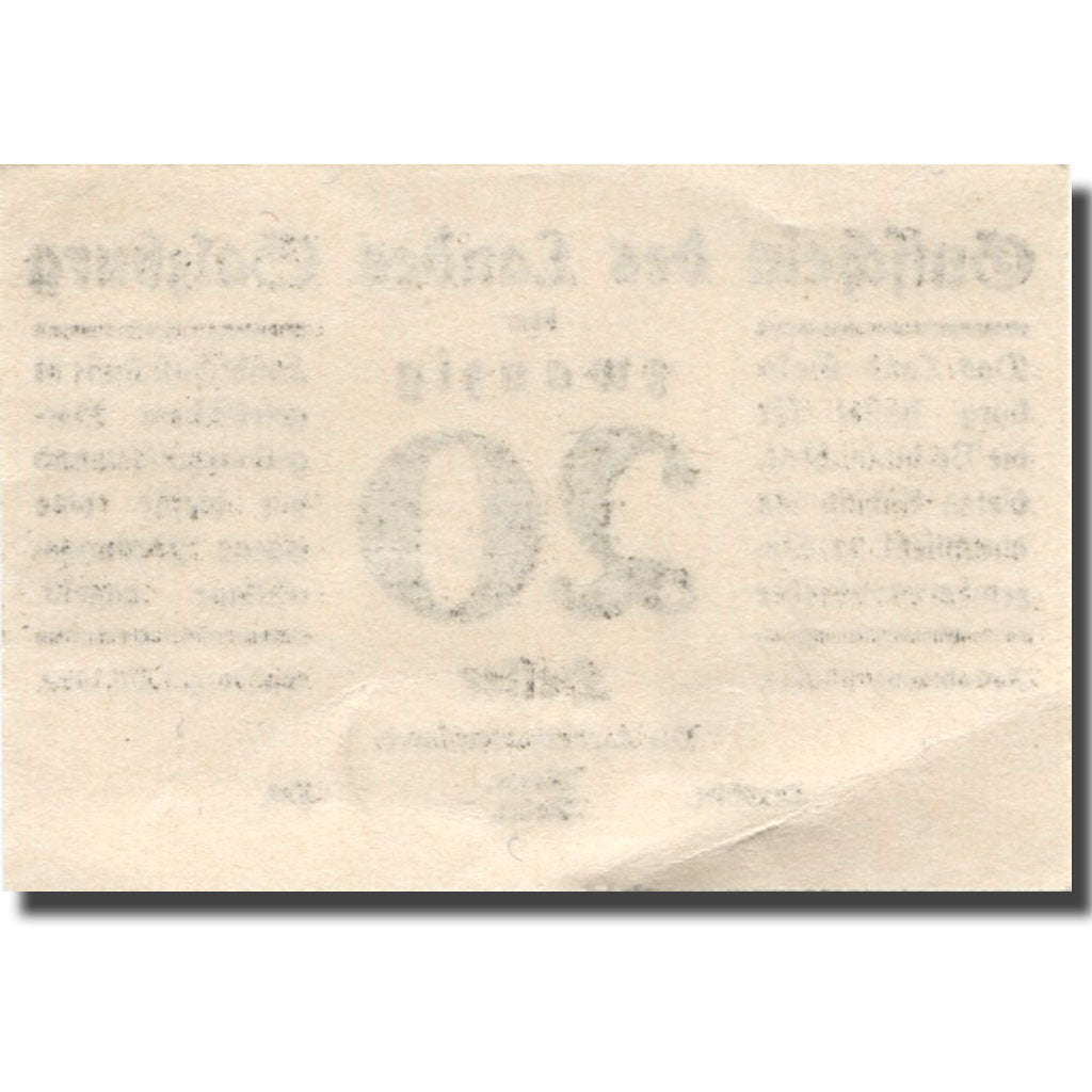 Banknote, Austria, Salzburg, 20 Heller, Blason, 1919 UNC(60-62) Mehl:FS 860I
