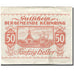 Billet, Autriche, Kuhnring, 50 Heller, cimetière, 1920 SUP Mehl:FS 489