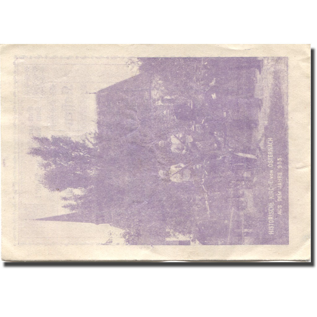 Billet, Autriche, Osternach, 50 Heller, soldat, 1920 SUP+,  Mehl:FS 714