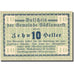 Banconote, Austria, Vöcklamarkt, 10 Heller, valeur faciale, SPL, Mehl:FS 1117Ia