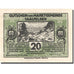 Banconote, Austria, Saalfelden, 20 Heller, montagne, 1920, SPL, Mehl:FS 859b