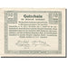 Banknote, Austria, Jeutendorf, 10 Heller, Eglise, 1920 AU(55-58) Mehl:FS 418b