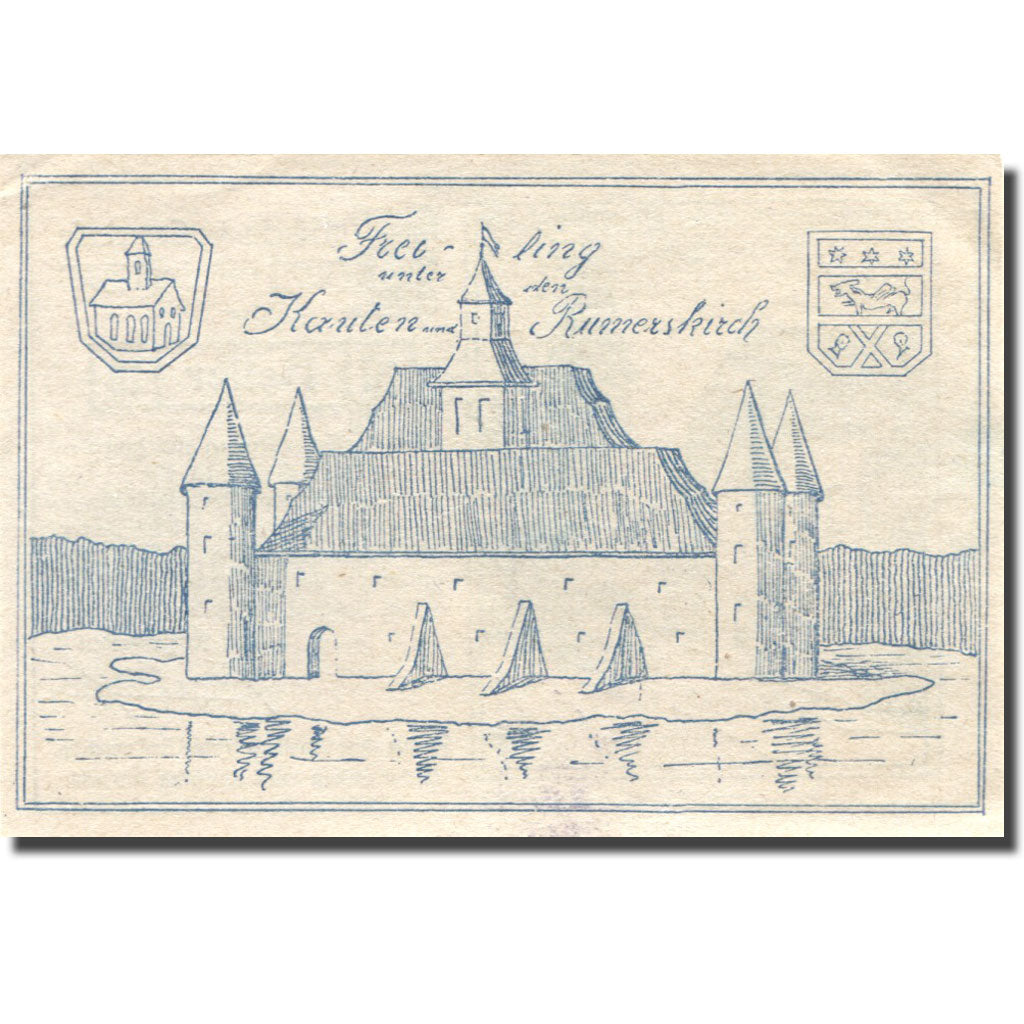 Banknote, Austria, Oftering, 10 Heller, Eglise, 1920 UNC(63) Mehl:FS 706c