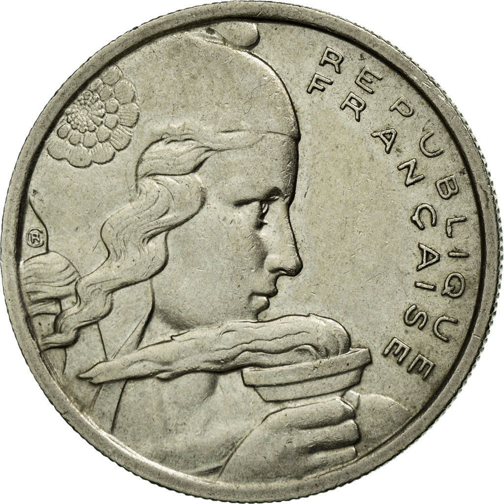 Coin, France, Cochet, 100 Francs, 1958, EF(40-45), Copper-nickel, KM:919.1