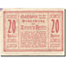 Banknote, Austria, Pennewang, 20 Heller, épis, 1920 UNC(63) Mehl:FS 727b