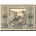 Banknote, Austria, Spitz a/d Donau, 50 Heller, château, 1920 UNC(63) Mehl:FS 376