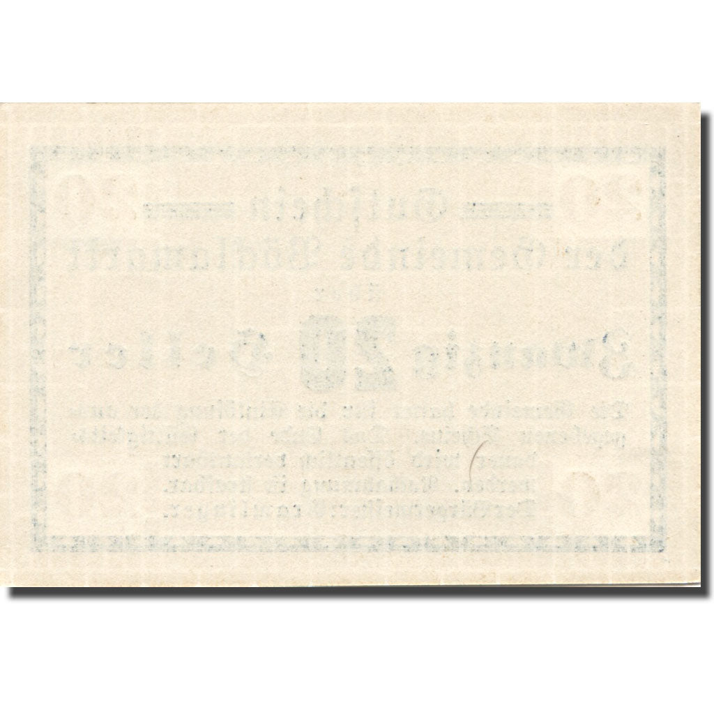 Banknote, Austria, Vöcklamarkt, 20 Heller valeur faciale UNC(63), Mehl:FS 1117Ia