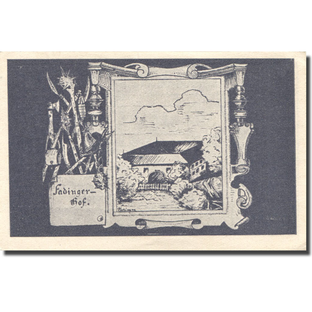 Banknote, Austria, St Agatha, 50 Heller, auberge, 1920 UNC(63) Mehl:FS 877