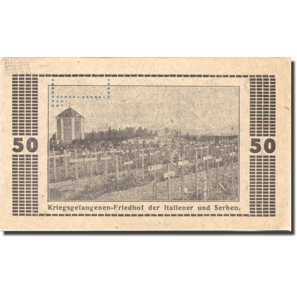 Banknote, Austria, Mauthausen, 50 Heller cimetière 1920 UNC(60-62) Mehl:FS 334Ia