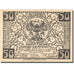 Banknote, Austria, Gross-Siegharts 50 Heller, château, 1920 UNC(63) Mehl:FS 297a