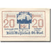 Banknote, Austria, Unterweissenbach, 20 Heller, Eglise 1, UNC(63), Mehl:FS 1101