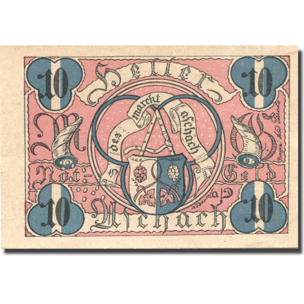 Banknote, Austria, Aschach, 10 Heller, Blason, UNC(63), Mehl:FS 53IIb01