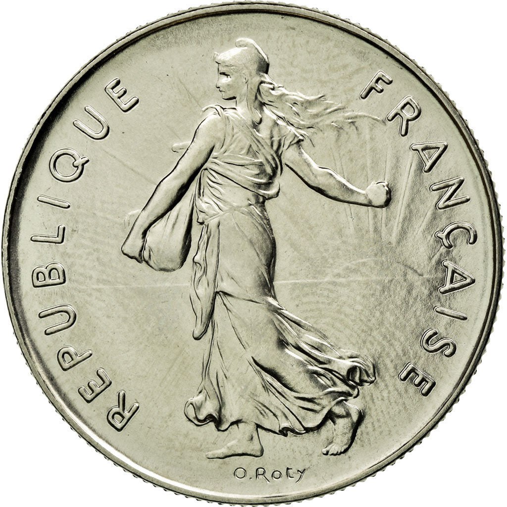Coin, France, Semeuse, 5 Francs, 1979, MS(65-70), Nickel Clad Copper-Nickel