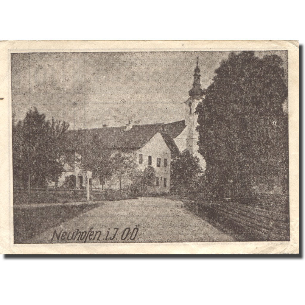 Banknote, Austria, Neuhofen, 10 Heller, Eglise, 1920 AU(55-58) Mehl:FS 652IIa