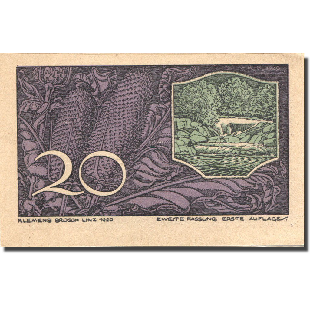 Banknote, Austria, St Georgen, 20 Heller, blé, 1920, UNC(63), Mehl:FS 886IIb