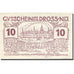 Banknote, Austria, Dross, 10 Heller, château, 1920 UNC(63) Mehl:FS 135.2