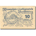 Banknote, Austria, Ober-Wölbling, 10 Heller, château, 1920 UNC(63) Mehl:FS 698