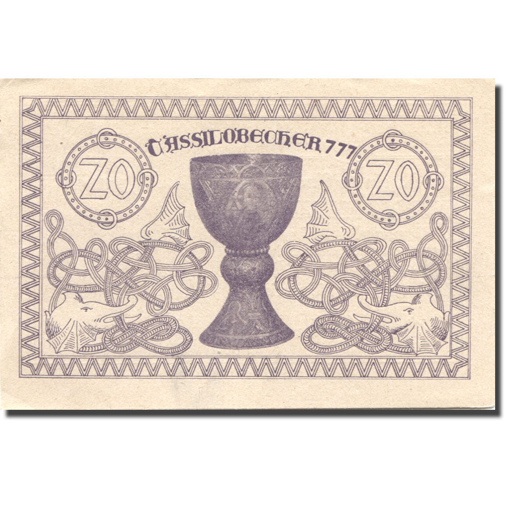 Banknote, Austria, Kremsmunster, 20 Heller, château, 1920 UNC(63)  Mehl:FS 475