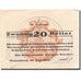 Banknote, Austria, Waxenberg, 20 Heller, Blason 1920 UNC(63) Mehl:FS 1144II