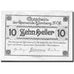 Banknote, Austria, Kürnberg, 10 Heller, village, 1920 UNC(63) Mehl:FS 490a
