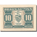 Banknote, Austria, Braunau am Inn, 10 Heller, Blason, 1920 UNC(63) Mehl:FS 101