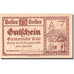 Banknote, Austria, Kilb, 75 Heller, Eglise, 1920, UNC(63), Mehl:FS 436IIa
