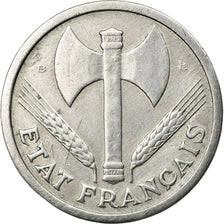 Münze, Frankreich, Bazor, 2 Francs, 1943, Beaumont le Roger, S+, Aluminium