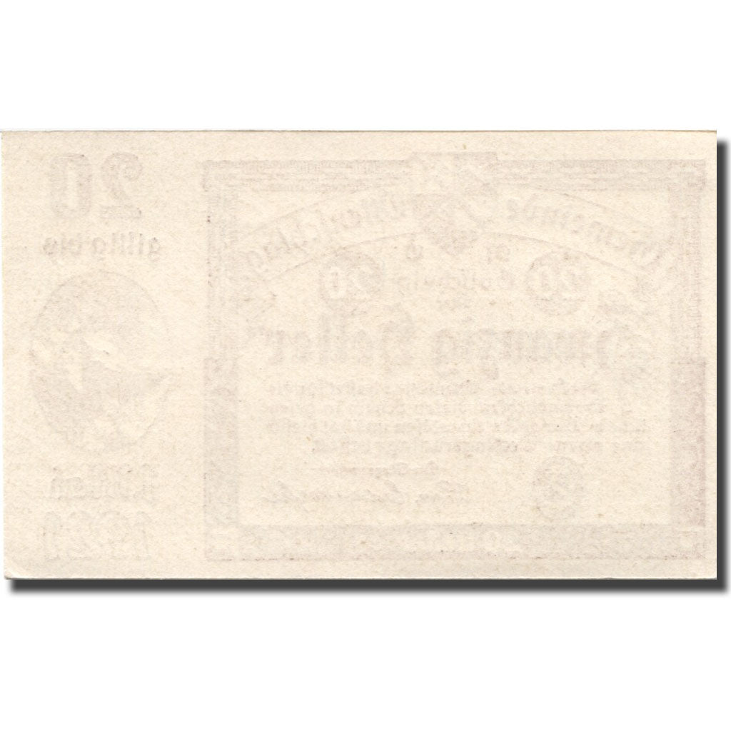 Banknote, Austria, Ottenschlag, 20 Heller, Eglise, 1921 UNC(63) Mehl:FS 716a