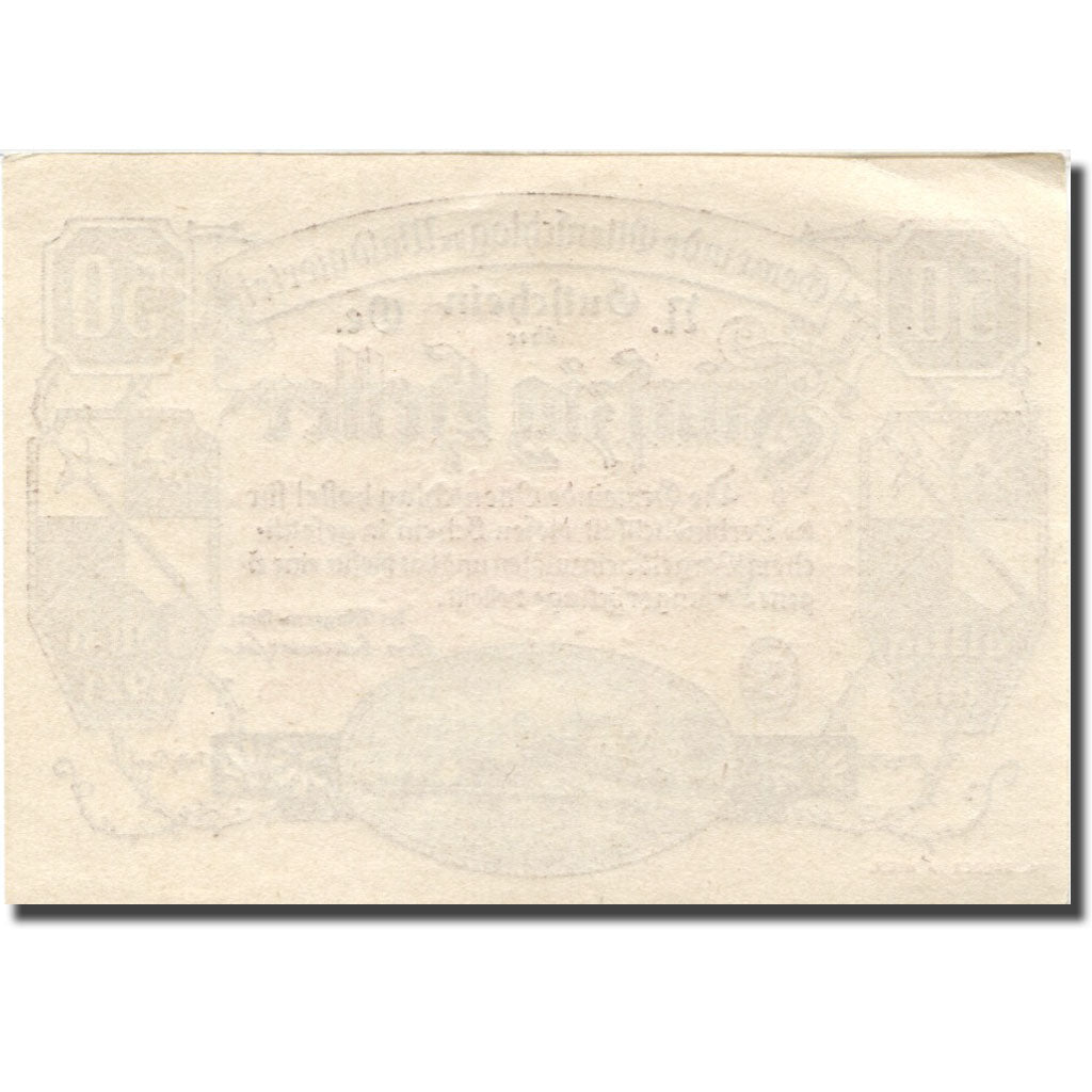 Banknote, Austria, Ottenschlag, 50 Heller, château, 1921 UNC(63) Mehl:FS 716a