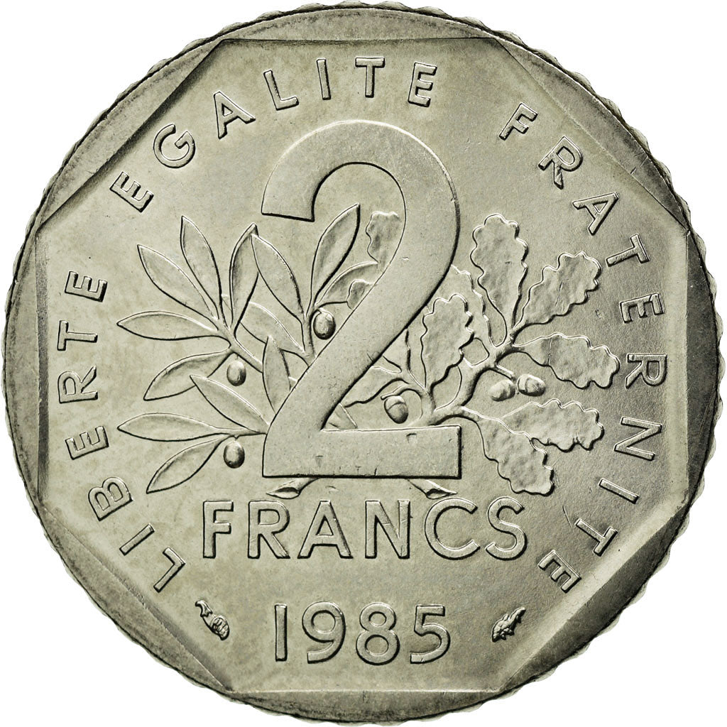 Monnaie, France, Semeuse, 2 Francs, 1985, SPL, Nickel, KM:942.1, Gadoury:547