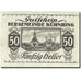 Banknote, Austria, Kuhnring, 50 Heller, cimetière 1920 UNC(63) Mehl:FS 489f