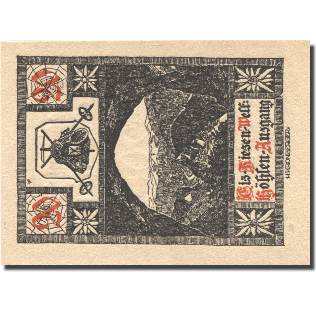 Banknote, Austria, Werfen, 20 Heller, montagne, UNC(63), Mehl:FS 1172