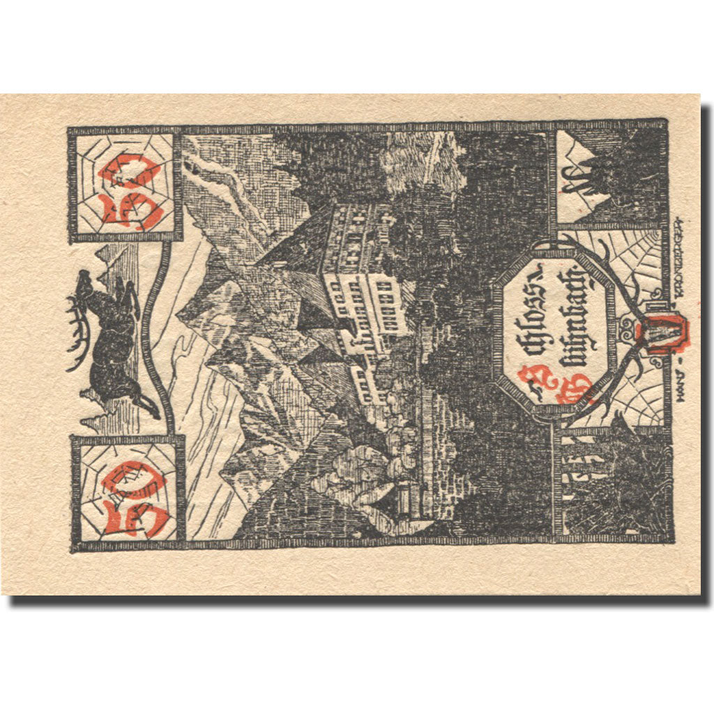 Banknote, Austria, Werfen, 50 Heller, château, UNC(63), Mehl:FS 1172