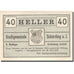 Banknote, Austria, Schärding, 40 Heller, Blason, 1920 UNC(63) Mehl:FS 951IIIa