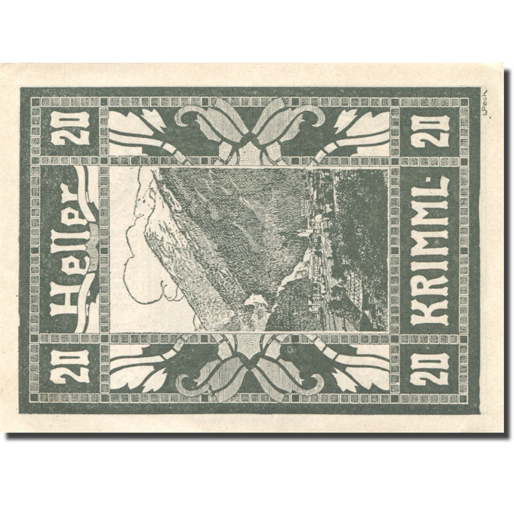Banknote, Austria, Krimml, 20 Heller, Eglise 1920-12-31, UNC(63) Mehl:FS 483c