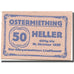Banknote, Austria Ostermiething 50 Heller face value 1920 UNC(63) Mehl:FS 713IIa