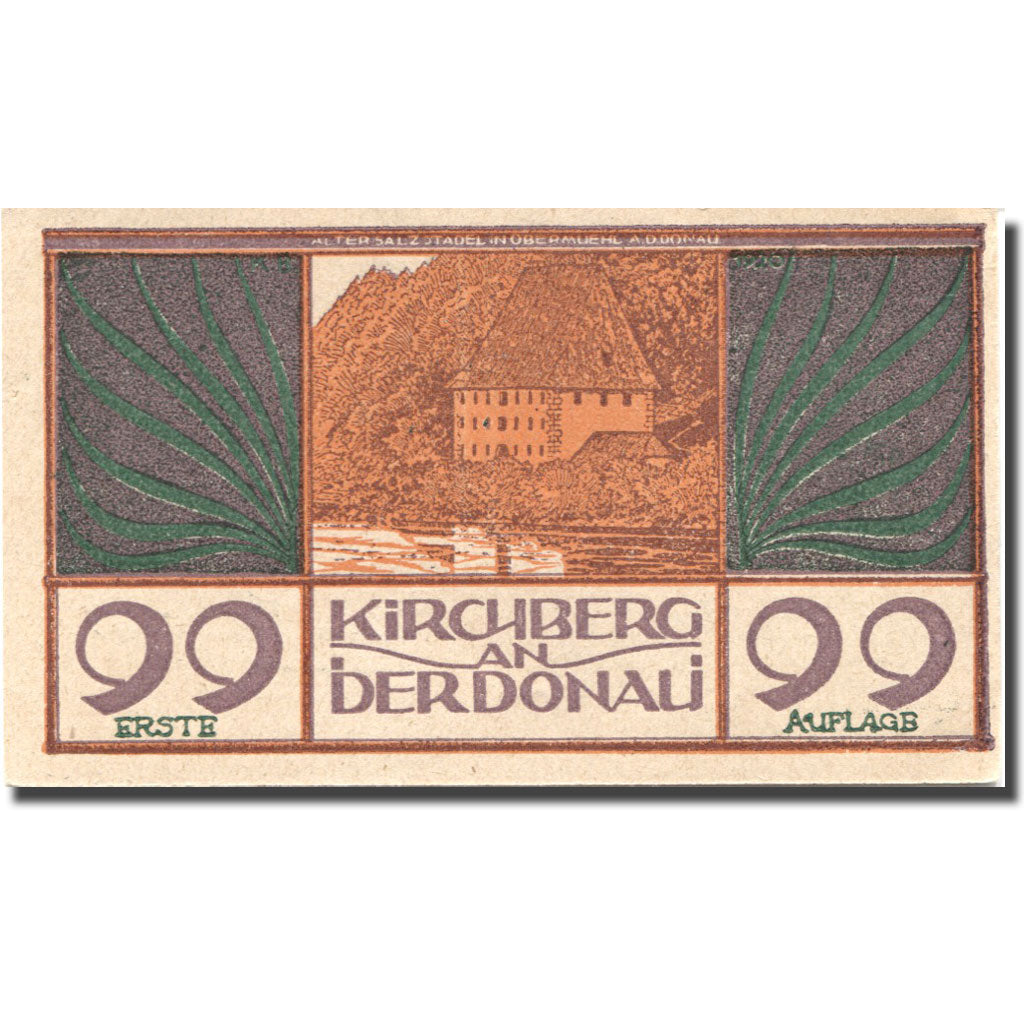 Banknote, Austria, Kirchberg, 99 Heller, château, UNC(63), Mehl:FS 441b