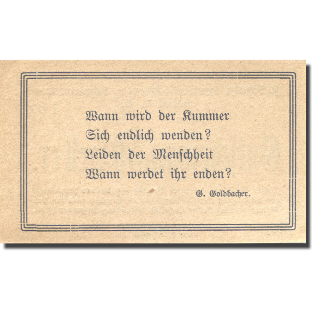 Banconote, Austria, Schulz, 50 Heller, valeur faciale, 1920, SPL, Mehl:FS 320f