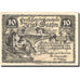Banknote, Austria, Bruck-Waasen, 10 Heller, château, 1921 UNC(63) Mehl:FS 108a