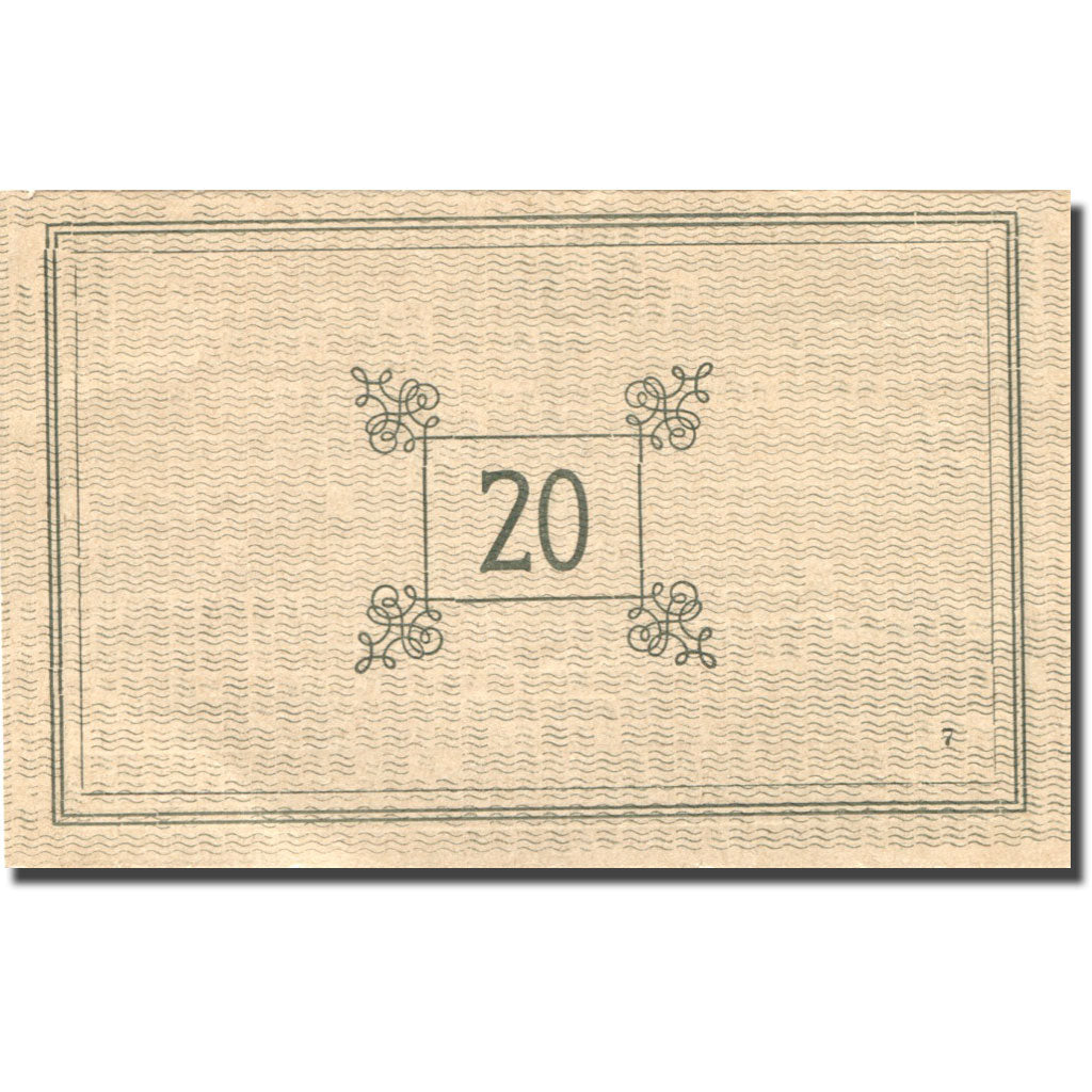 Geldschein, Österreich, Gross-Pertholz, 20 Heller 1920 UNZ- Mehl:FS 295